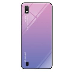 Чехол Gradient для Samsung A10 2019 / A105F бампер накладка Pink-Purple