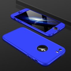Чохол GKK 360 для Iphone 7 / Iphone 8 Бампер оригінальний з вирізом Blue