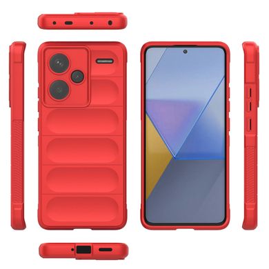 Чехол Wave Shield для Xiaomi Redmi Note 13 Pro Plus 5G бампер противоударный Red