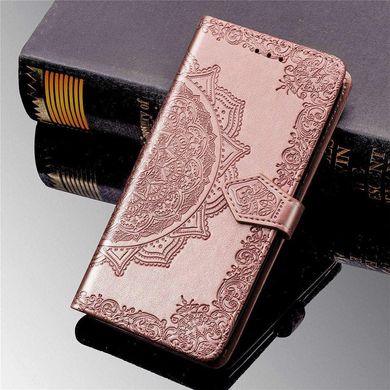 Чехол Vintage для Huawei P Smart Z книжка кожа PU с визитницей розовый