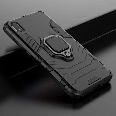Чохол Iron Ring для Xiaomi Redmi 7A броньований бампер Броня Black