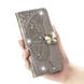 Чехол Butterfly для Xiaomi Redmi 7A Книжка кожа PU серый со стразами