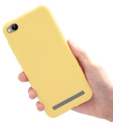 Чехол Style для Xiaomi Redmi 4A Бампер силиконовый Желтый
