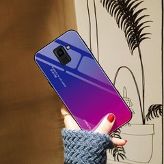 Чехол Gradient для Samsung J6 2018 / J600 бампер накладка Purple-Rose