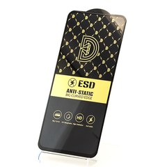 Защитное стекло ESD 6D Full Glue для Xiaomi Redmi 12 полноэкранное черное
