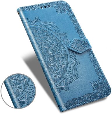Чехол Vintage для Samsung Galaxy A30S / A307 книжка кожа PU голубой