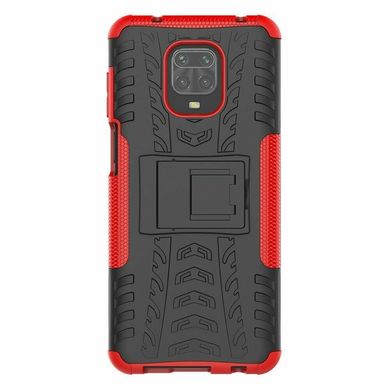 Чохол Armor для Xiaomi Redmi Note 9 Pro протиударний бампер Red
