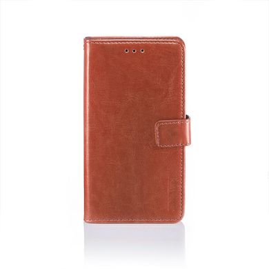 Чехол Idewei для Xiaomi Mi 8 Lite книжка кожа PU коричневый
