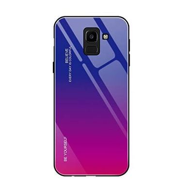 Чехол Gradient для Samsung J6 2018 / J600 бампер накладка Purple-Rose