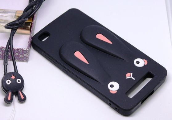 Чехол Funny-Bunny 3D для Xiaomi Redmi 5a Бампер резиновый черный