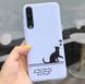 Чохол Style для Samsung Galaxy A30s 2019 / A307F силіконовий бампер Блакитний Cat
