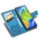 Чехол Butterfly для Xiaomi Redmi 10X 4G книжка кожа PU голубой