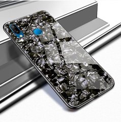 Чехол Marble для Huawei P Smart Plus / Nova 3i / INE-LX1 бампер мраморный оригинальный Черный