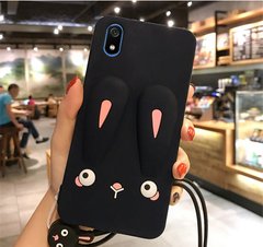 Чохол Funny-Bunny 3D для Xiaomi Redmi 7A бампер гумовий Чорний
