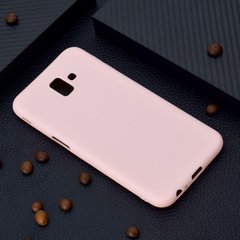 Чохол Style для Samsung Galaxy J6 2018 / J600F Бампер силіконовий рожевий
