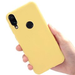Чехол Style для Xiaomi Redmi 7 бампер силиконовый Желтый