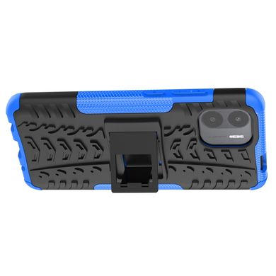 Чехол Armor для Xiaomi Redmi A2 бампер противоударный с подставкой Blue