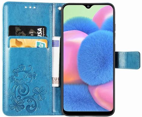 Чохол Clover для Samsung Galaxy A30S 2019 / A307F книжка шкіра PU блакитний