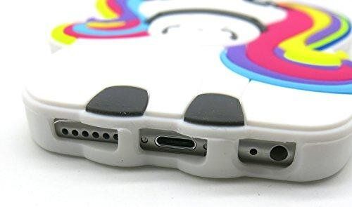 Чохол 3D Toy для Iphone 6 / 6s Бампер гумовий Єдиноріг Rainbow