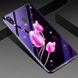 Чохол Glass-Case для Xiaomi Mi Play бампер скляний Flowers