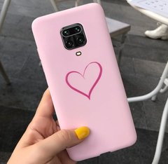 Чехол Style для Xiaomi Redmi Note 9S силиконовый бампер Розовый Heart