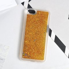 Чохол Glitter для Iphone SE 2020 Бампер Рідкий блиск Gold