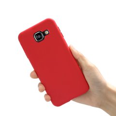 Чохол Style для Samsung A5 2016 A510 A510H бампер матовий Червоний