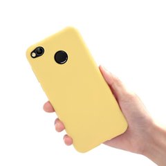 Чохол Style для Xiaomi Redmi 4X / 4X Pro Бампер силіконовий жовтий