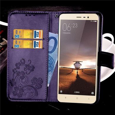 Чехол Clover для Xiaomi Redmi 5 Plus (5.99") книжка кожа PU фиолетовый