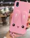 Чехол Funny-Bunny 3D для Xiaomi Redmi 7A бампер резиновый Розовый
