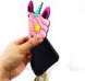 Чехол 3D Toy для Iphone SE 2020 Бампер резиновый Единорог Black