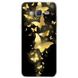 Чехол Print для Samsung Galaxy J7 Neo / J701 силиконовый бампер с рисунком Butterflies Gold