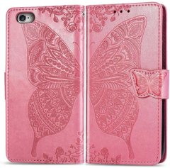 Чохол Butterfly для IPhone 6 / 6s Книжка шкіра PU рожевий