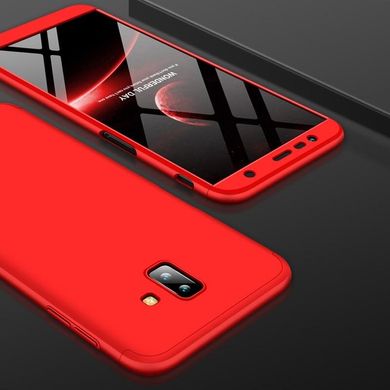 Чехол GKK 360 для Samsung J6 Plus 2018 / J610 оригинальный бампер Red