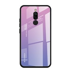 Чехол Gradient для Xiaomi Redmi 8 бампер накладка Pink-Purple