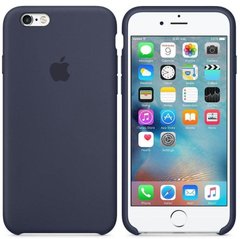 Чехол Silicone Сase для Iphone 6 / Iphone 6s бампер накладка Midnight Blue