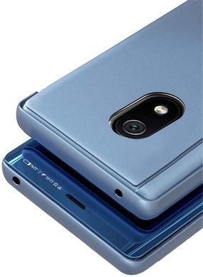 Чехол Mirror для Xiaomi Redmi 8A книжка зеркальная Clear View Blue