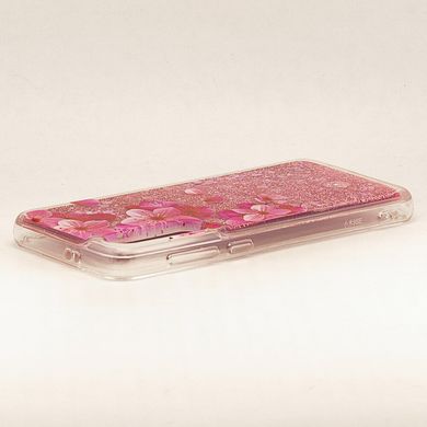 Чехол Glitter для Xiaomi Mi 9 SE Бампер Жидкий блеск Sakura