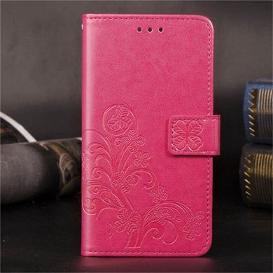 Чехол Clover для Xiaomi Redmi 7 книжка кожа PU малиновый