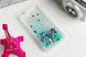Чохол Glitter для Iphone SE 2020 Бампер Рідкий блиск Бірюзовий