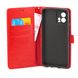 Чехол Idewei для Motorola Moto G72 книжка кожа PU с визитницей красный
