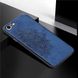 Чехол Embossed для Iphone SE 2020 бампер накладка тканевый синий