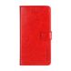 Чехол Idewei для Motorola Moto G72 книжка кожа PU с визитницей красный