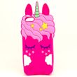 Чохол 3D Toy для Iphone 5 / 5s / SE Бампер гумовий Єдиноріг Pink