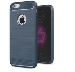 Чохол Carbon для Iphone 6 / 6s бампер оригінальний Blue