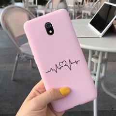 Чехол Style для Xiaomi Redmi 8A Бампер силиконовый Розовый Cardio