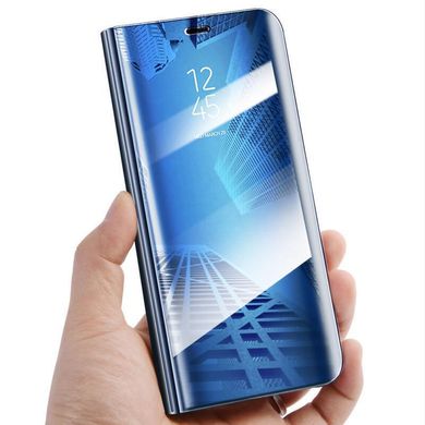 Чехол Mirror для Samsung J4 Plus 2018 / J415 книжка зеркальный Clear View Blue