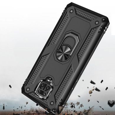 Чохол Shield для Xiaomi Redmi Note 9 Pro Max броньований бампер Black