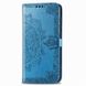 Чехол Vintage для Xiaomi Redmi 10X 4G книжка кожа PU голубой