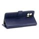 Чехол Idewei для Motorola Moto G72 книжка кожа PU с визитницей синий
